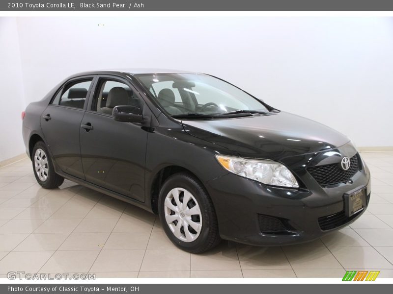 Black Sand Pearl / Ash 2010 Toyota Corolla LE