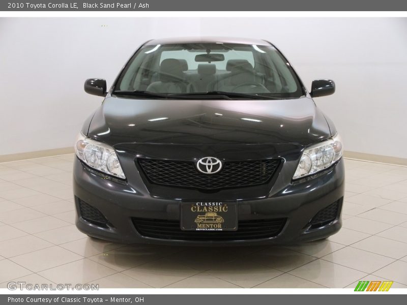 Black Sand Pearl / Ash 2010 Toyota Corolla LE
