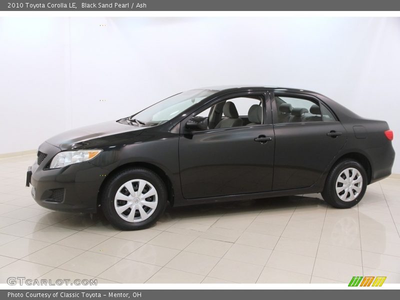 Black Sand Pearl / Ash 2010 Toyota Corolla LE