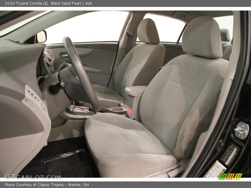Black Sand Pearl / Ash 2010 Toyota Corolla LE