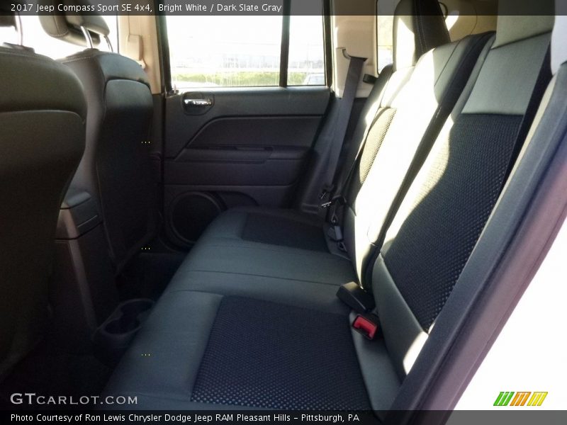 Bright White / Dark Slate Gray 2017 Jeep Compass Sport SE 4x4