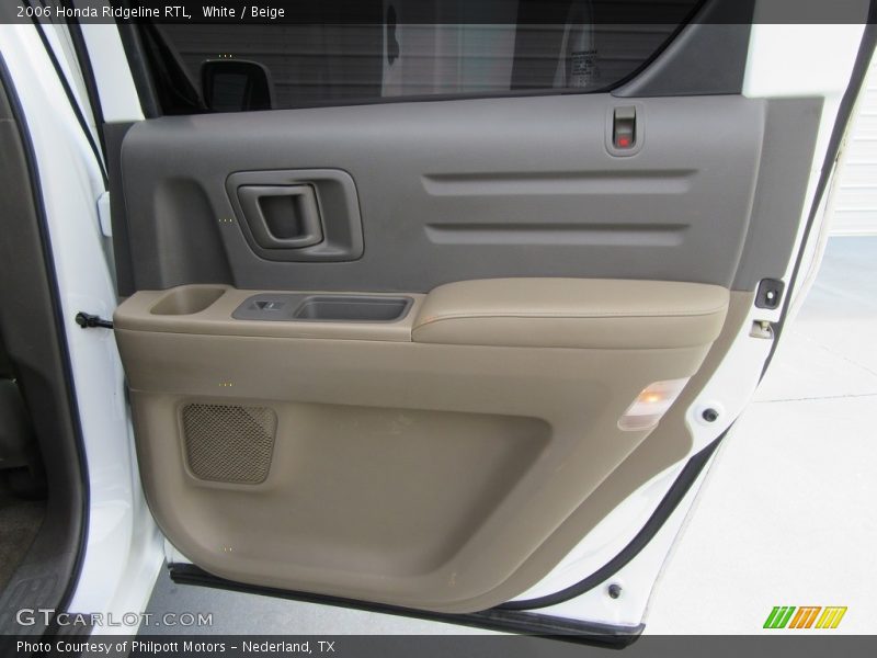 White / Beige 2006 Honda Ridgeline RTL