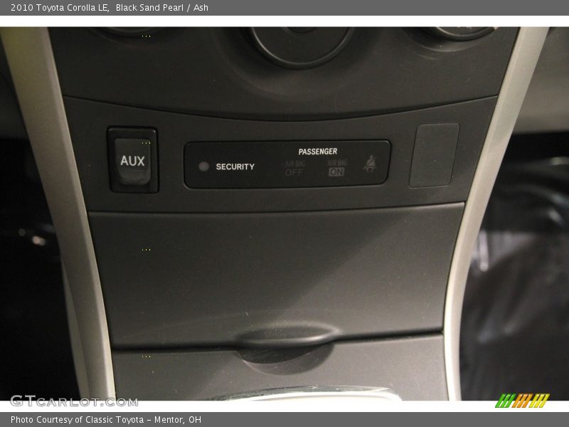 Black Sand Pearl / Ash 2010 Toyota Corolla LE