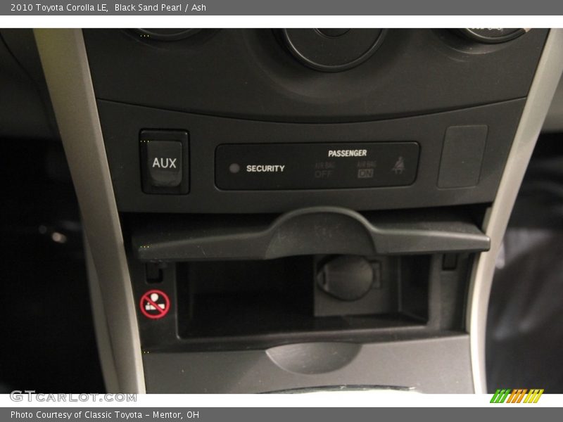 Black Sand Pearl / Ash 2010 Toyota Corolla LE