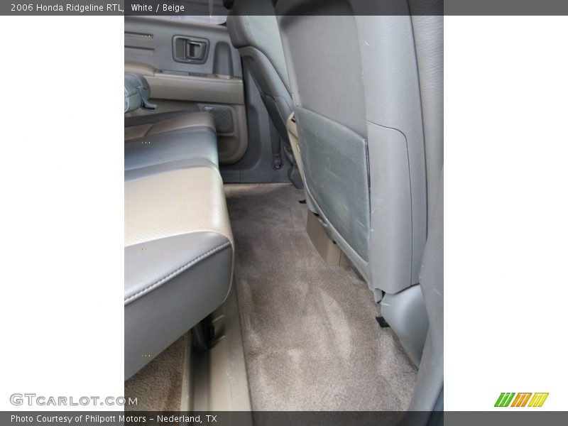 White / Beige 2006 Honda Ridgeline RTL
