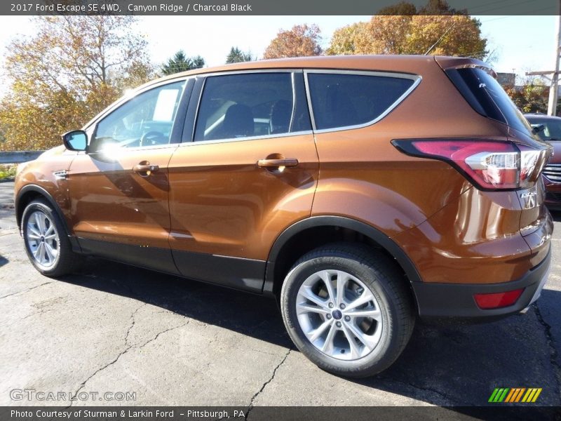 Canyon Ridge / Charcoal Black 2017 Ford Escape SE 4WD