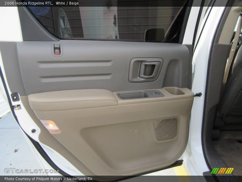 White / Beige 2006 Honda Ridgeline RTL
