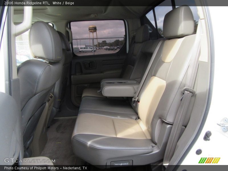 White / Beige 2006 Honda Ridgeline RTL