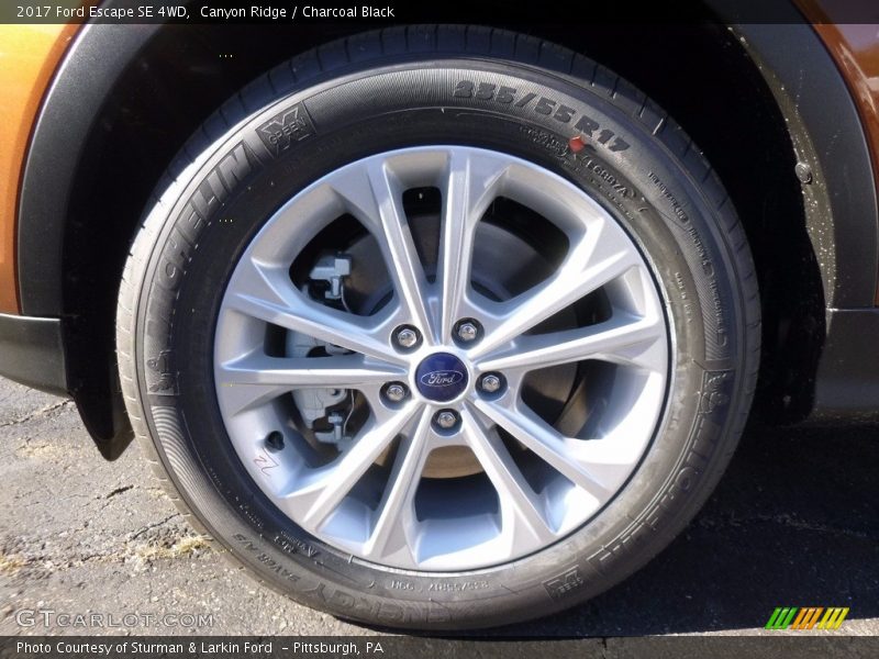 Canyon Ridge / Charcoal Black 2017 Ford Escape SE 4WD