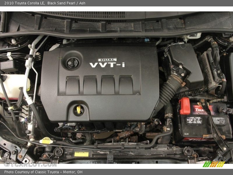 Black Sand Pearl / Ash 2010 Toyota Corolla LE