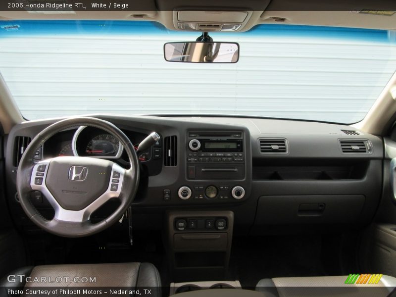 White / Beige 2006 Honda Ridgeline RTL