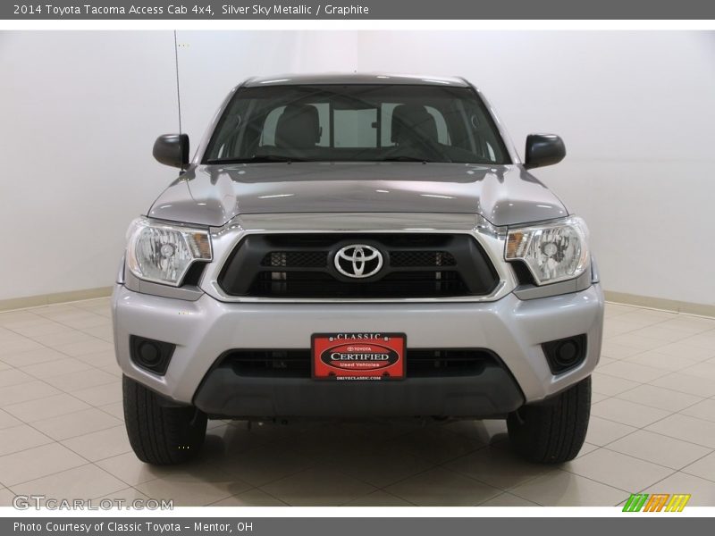 Silver Sky Metallic / Graphite 2014 Toyota Tacoma Access Cab 4x4