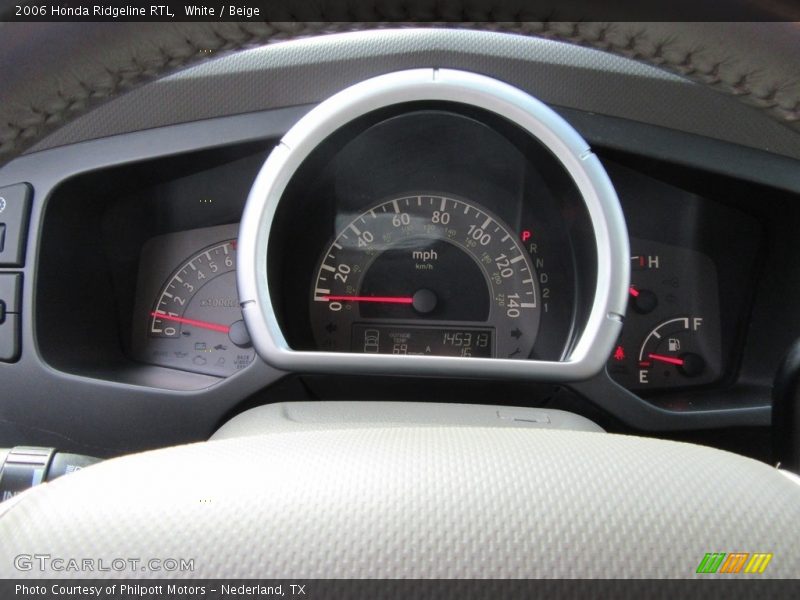 White / Beige 2006 Honda Ridgeline RTL