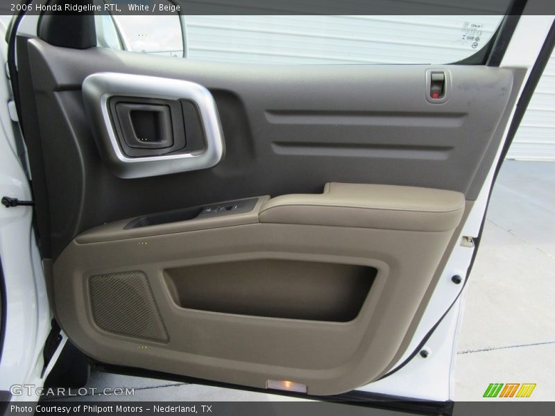White / Beige 2006 Honda Ridgeline RTL