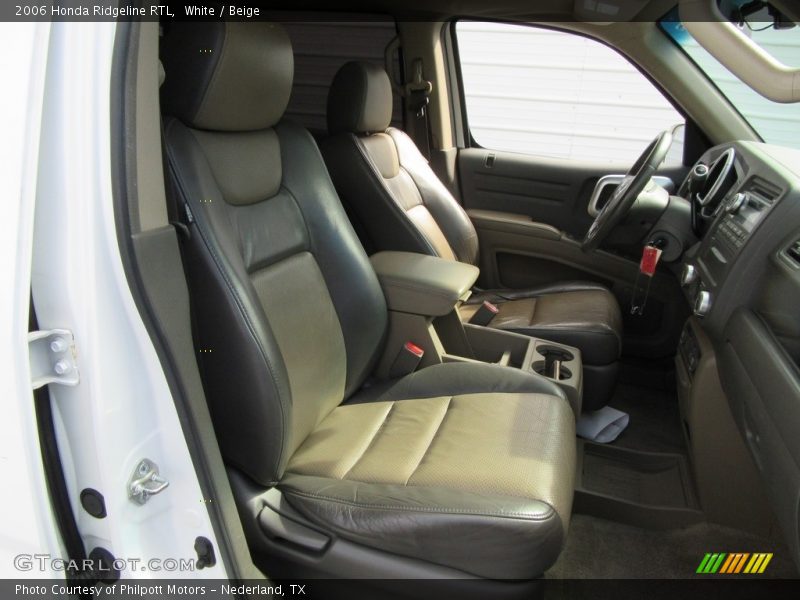 White / Beige 2006 Honda Ridgeline RTL