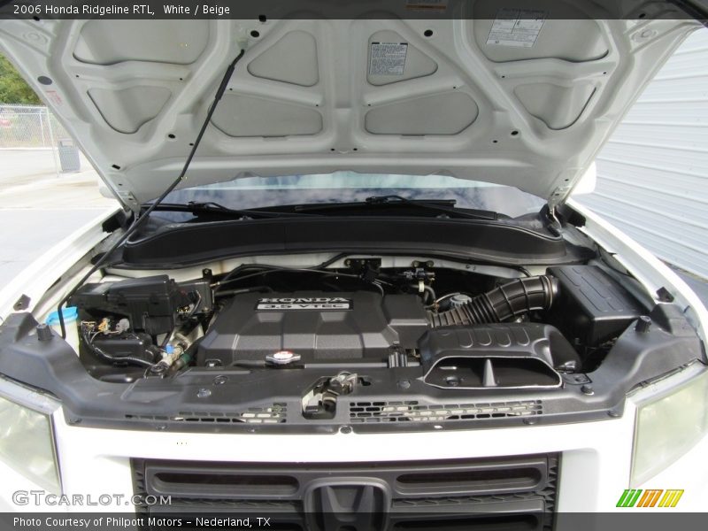 White / Beige 2006 Honda Ridgeline RTL