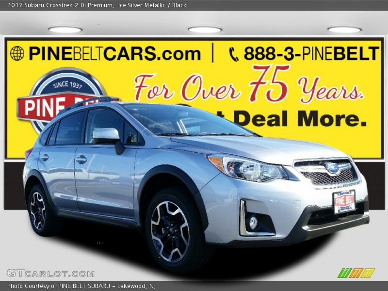 Ice Silver Metallic / Black 2017 Subaru Crosstrek 2.0i Premium