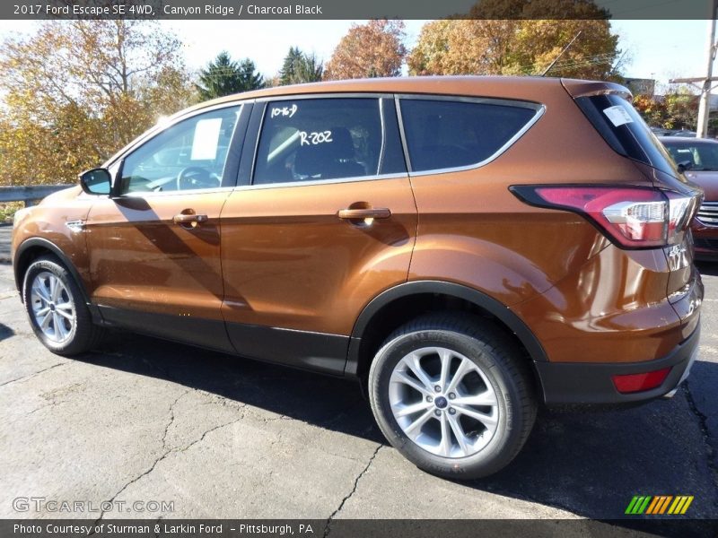 Canyon Ridge / Charcoal Black 2017 Ford Escape SE 4WD