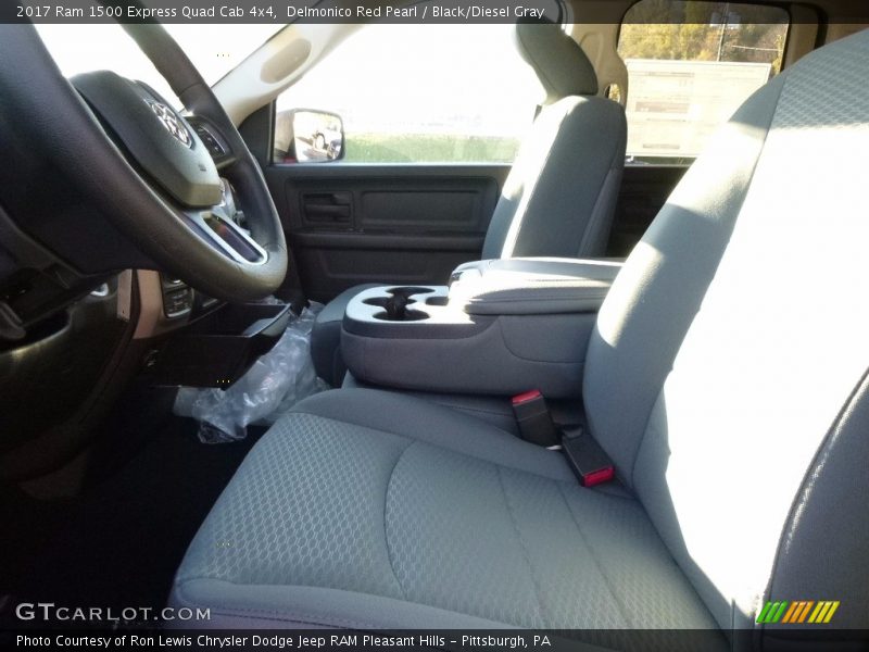 Front Seat of 2017 1500 Express Quad Cab 4x4
