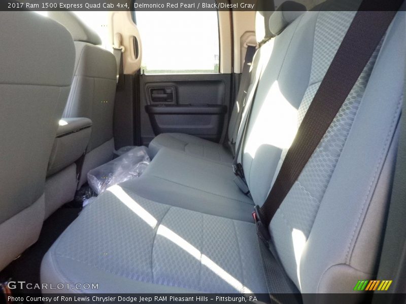 Rear Seat of 2017 1500 Express Quad Cab 4x4