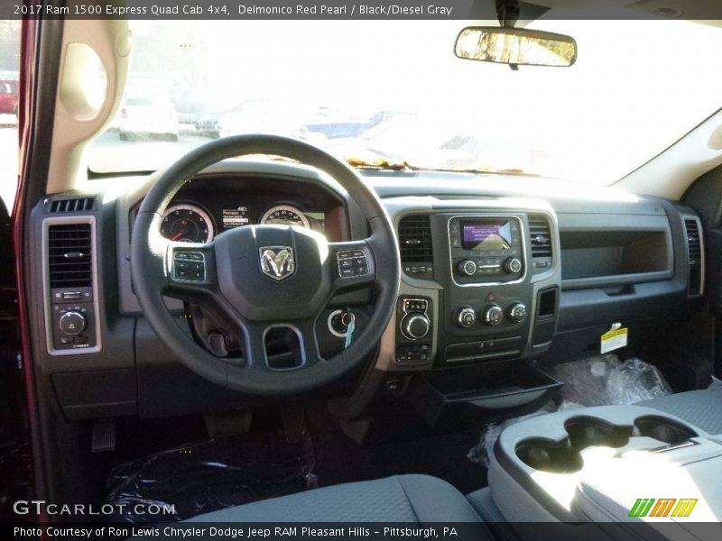 Dashboard of 2017 1500 Express Quad Cab 4x4