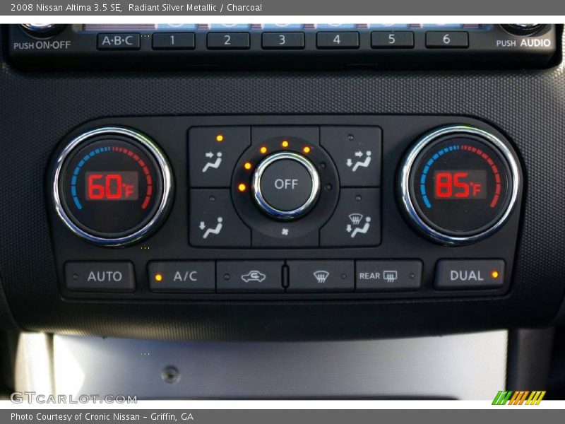 Radiant Silver Metallic / Charcoal 2008 Nissan Altima 3.5 SE