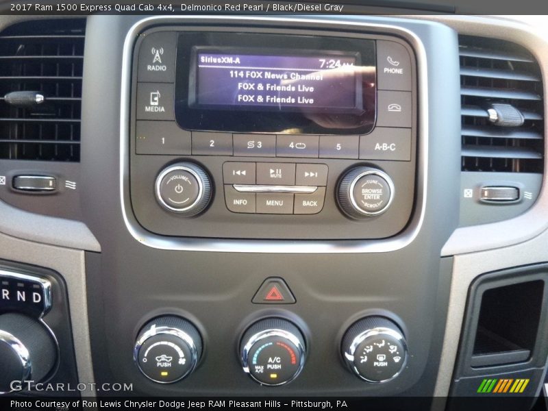 Controls of 2017 1500 Express Quad Cab 4x4