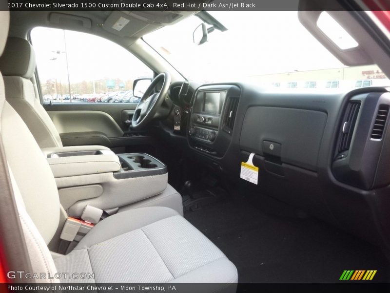  2017 Silverado 1500 Custom Double Cab 4x4 Dark Ash/Jet Black Interior