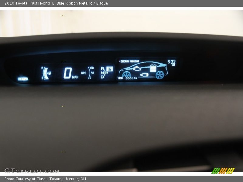 Blue Ribbon Metallic / Bisque 2010 Toyota Prius Hybrid II
