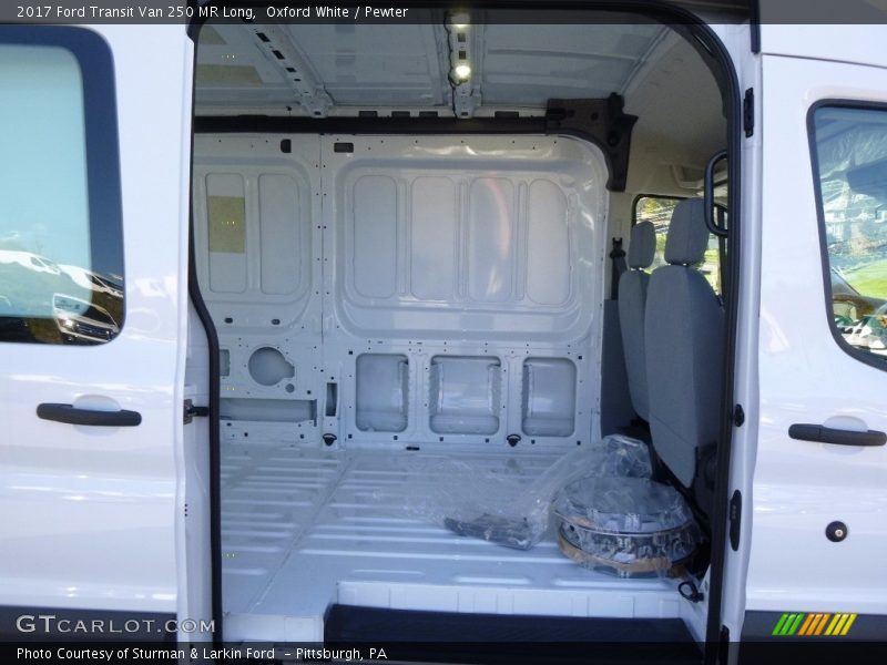 Oxford White / Pewter 2017 Ford Transit Van 250 MR Long