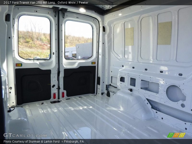 Oxford White / Pewter 2017 Ford Transit Van 250 MR Long