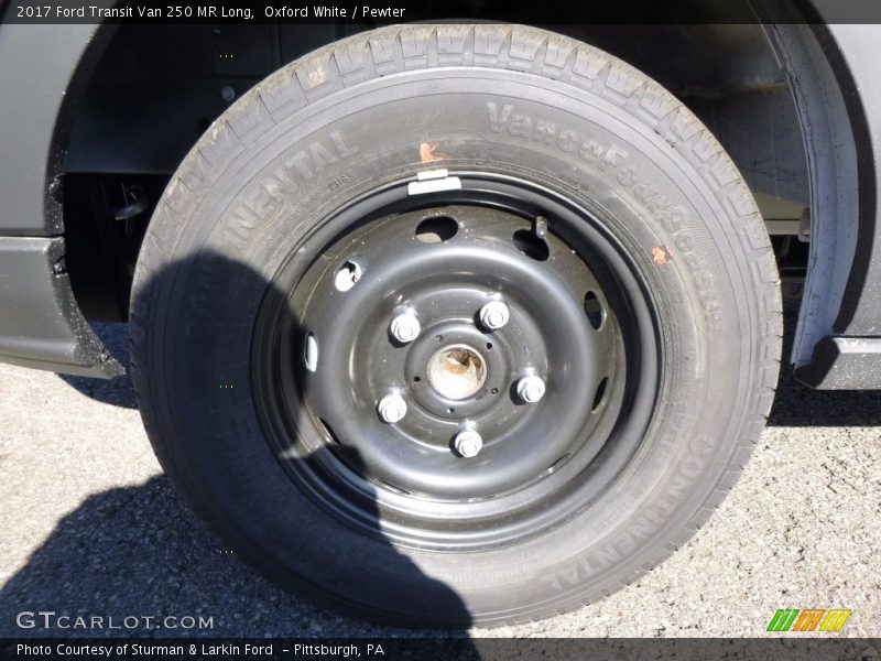 Oxford White / Pewter 2017 Ford Transit Van 250 MR Long
