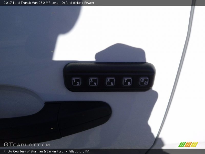 Oxford White / Pewter 2017 Ford Transit Van 250 MR Long
