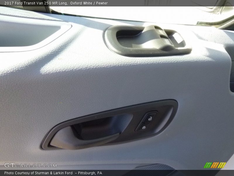 Oxford White / Pewter 2017 Ford Transit Van 250 MR Long