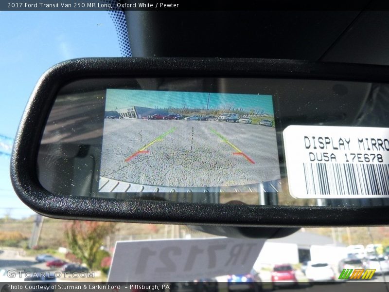 Oxford White / Pewter 2017 Ford Transit Van 250 MR Long