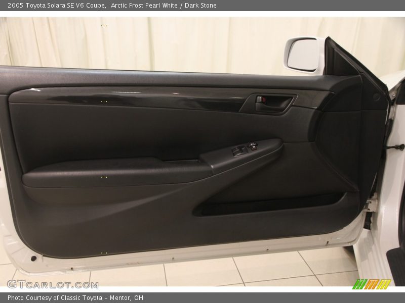 Arctic Frost Pearl White / Dark Stone 2005 Toyota Solara SE V6 Coupe