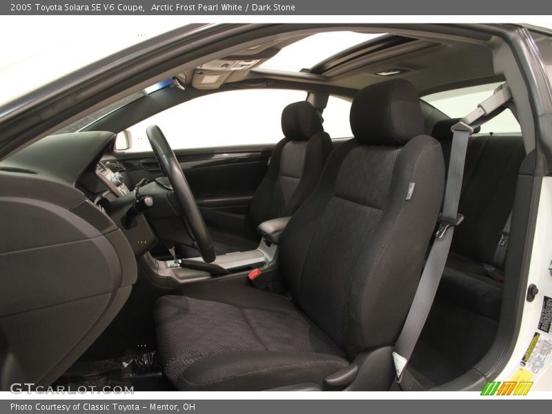 Arctic Frost Pearl White / Dark Stone 2005 Toyota Solara SE V6 Coupe