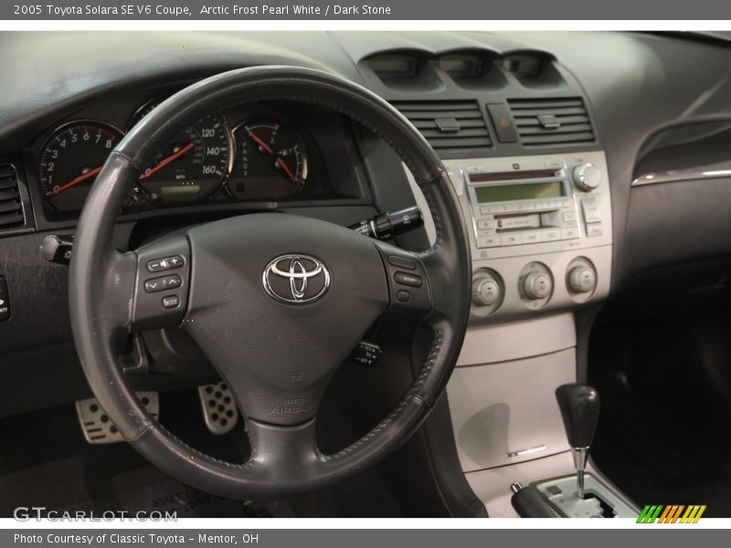 Arctic Frost Pearl White / Dark Stone 2005 Toyota Solara SE V6 Coupe