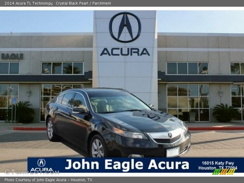 Crystal Black Pearl / Parchment 2014 Acura TL Technology