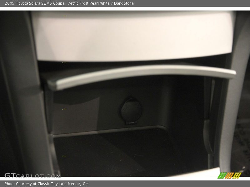 Arctic Frost Pearl White / Dark Stone 2005 Toyota Solara SE V6 Coupe