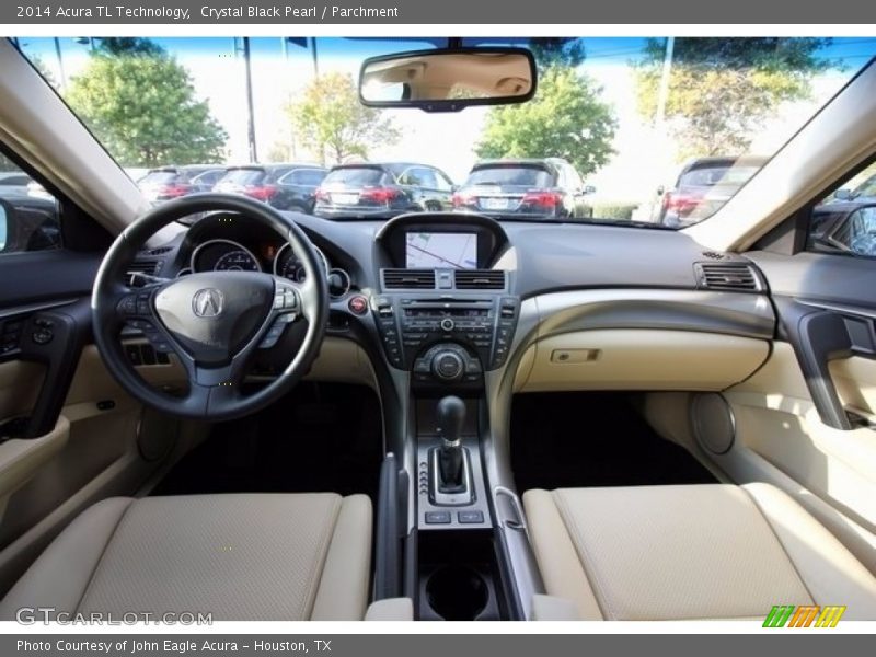 Crystal Black Pearl / Parchment 2014 Acura TL Technology