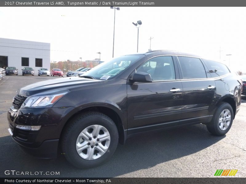 Tungsten Metallic / Dark Titanium/Light Titanium 2017 Chevrolet Traverse LS AWD