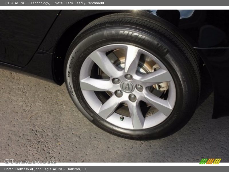 Crystal Black Pearl / Parchment 2014 Acura TL Technology