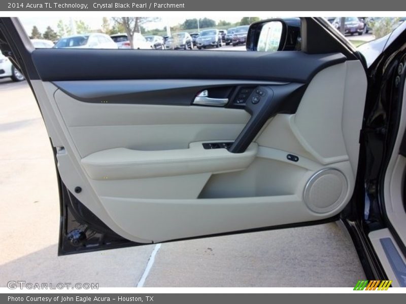 Crystal Black Pearl / Parchment 2014 Acura TL Technology