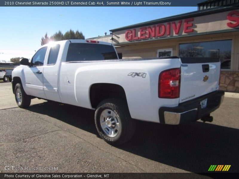 Summit White / Light Titanium/Ebony 2010 Chevrolet Silverado 2500HD LT Extended Cab 4x4