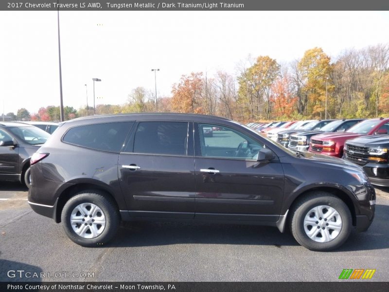 Tungsten Metallic / Dark Titanium/Light Titanium 2017 Chevrolet Traverse LS AWD