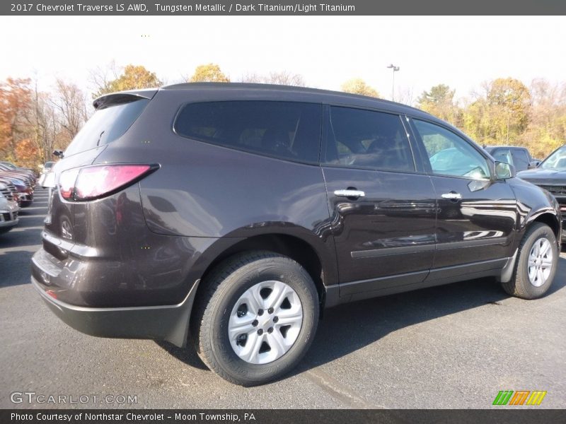 Tungsten Metallic / Dark Titanium/Light Titanium 2017 Chevrolet Traverse LS AWD