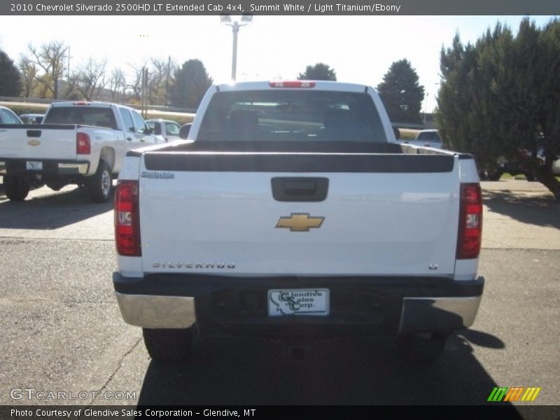 Summit White / Light Titanium/Ebony 2010 Chevrolet Silverado 2500HD LT Extended Cab 4x4
