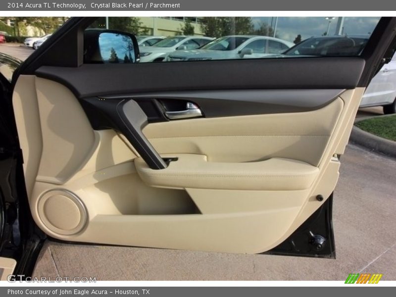 Crystal Black Pearl / Parchment 2014 Acura TL Technology
