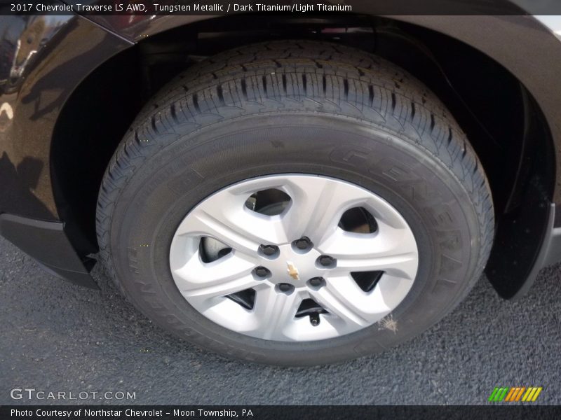 Tungsten Metallic / Dark Titanium/Light Titanium 2017 Chevrolet Traverse LS AWD
